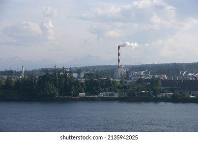 Pulp And Paper Mill Along Inside Passage, Canada