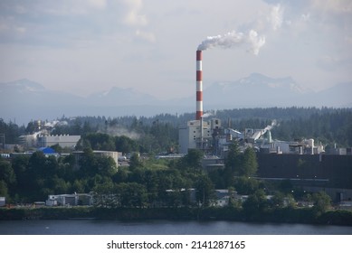 Pulp And Paper Mill Along Inside Passage, Canada