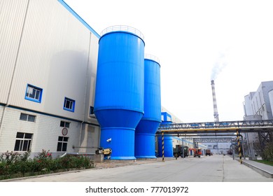 Pulp Tower In A Paper Mill