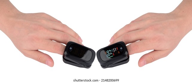 Pulse Oximeter Isolated On White