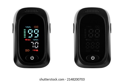 Pulse Oximeter Isolated On White