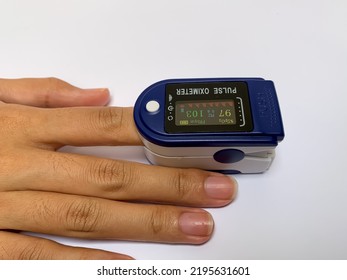 Pulse Oximeter Isolated On White Background