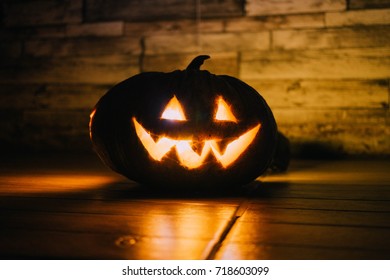 Pumkin For Halloween Concept.