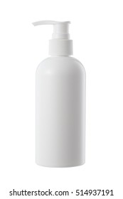 Pump head bottle of cream for skin care