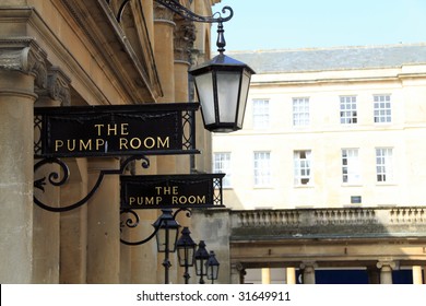 The Pump room in Bath, England