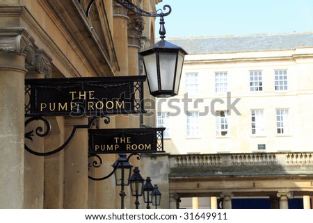 Pump Room Bath England Stock Photo Edit Now 31649911