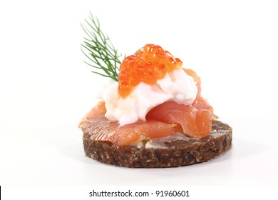 Imagenes Fotos De Stock Y Vectores Sobre Salmon Ahumado Canape