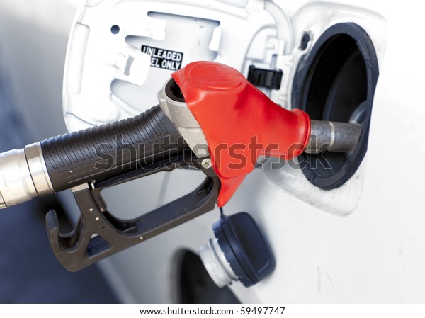 pumping gas in to the\
tank
