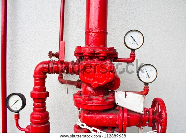 Pumping Valve Controls On Pumper Firetruck Stock Photo (Edit Now) 112889638