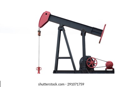 pumpjack  isolated on white background