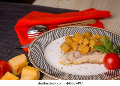 Pumpkin  with chicken