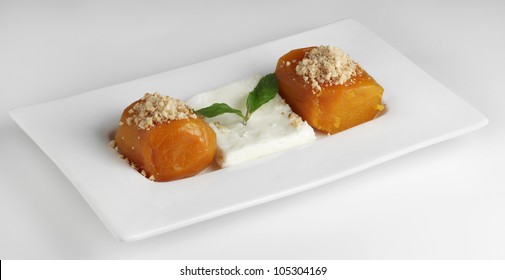 Pumpkin Dessert With Cream