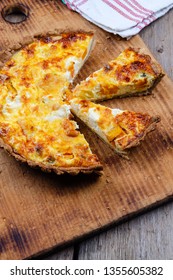 Pumpkin And Goat's Cheese Tart