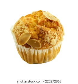 Pumpkin Muffin Isolated On A White Background