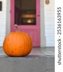 Pumpkin on a Porch 2