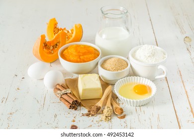 Pumpkin Pie Ingredients