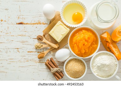 Pumpkin Pie Ingredients