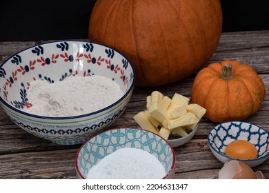 Pumpkin Pie Ingredients  For  Pastry 