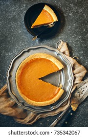 Pumpkin Pie, Top View