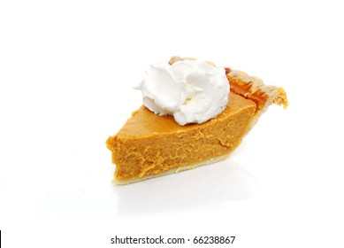 Pumpkin Pie White Background