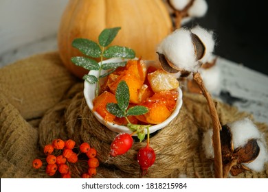 Pumpkin And Rosehip Jam For Breakfast