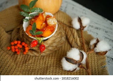 Pumpkin And Rosehip Jam For Breakfast