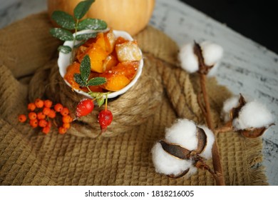 Pumpkin And Rosehip Jam For Breakfast