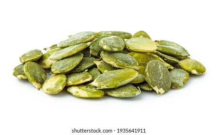 Pumpkin Seed Isolated On White Background
