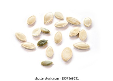 Pumpkin Seed White Background Stock Photo 1537369631 | Shutterstock