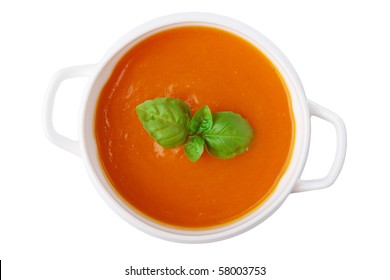 Pumpkin Soup Isolated