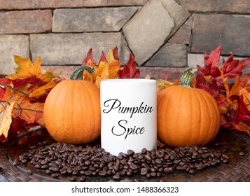 Pumpkin Spice Coffee Fall Theme