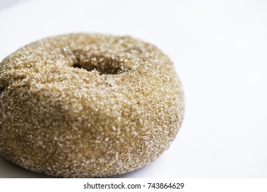 Pumpkin Sugar Donut Doughnut On A White Background