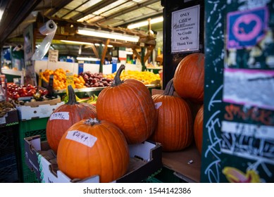 Pumpkins In Kensington Market, Toronto