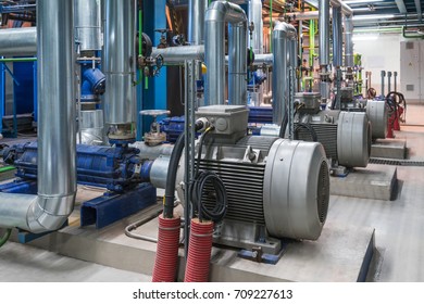 Pumps In A Cogeneration Station