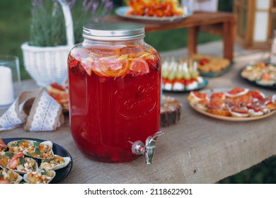 Punch Orange Party Bowl Glass Drinks Celebration .