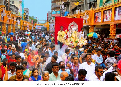 1,792 Ganpati Procession Images, Stock Photos & Vectors | Shutterstock