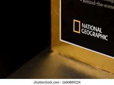 Pune, India - March 2 2020: National Geographic Logo On A Book