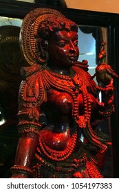 PUNE, INDIA - OCT 2, 2017 - Meenakshi, Consort Of Shiva, Raja Dinkar Kelkar Museum, Pune, India