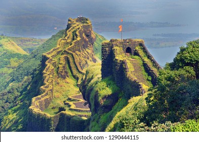 Pune, Maharashtra,India, October, 10.10.2015,Rajgad Fort