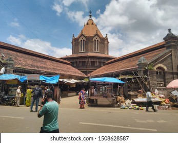 Pune/india-aug 25 2019: Mahatma Phule Bhaji Mandai In Pune