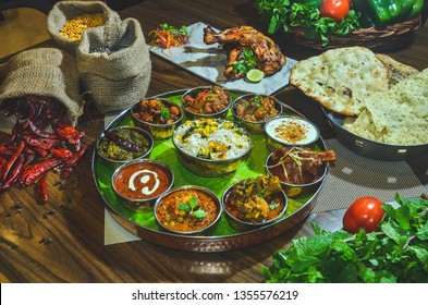 Punjabi Food - Thali ( North Indian Food )