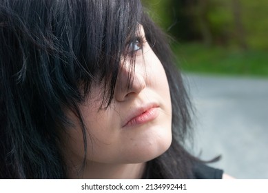 Emo Girl With Black Hair