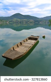 Punt Boat On The Clear Waters