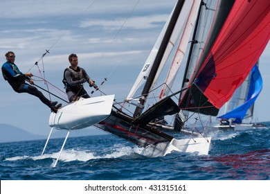 Catamaran Racing High Res Stock Images Shutterstock