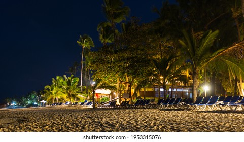 Punta Cana Beach At Night