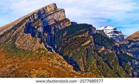 Punta de las Olas, Cañón de Añisclo, Geopark Area, Ordesa y Monte Perdido National Park, UNESCO Biosphere Reserve of Ordesa-Viñamala, Pyrennes, Fanlo, Sobrarbe, Huesca, Aragón, Spain, Europe