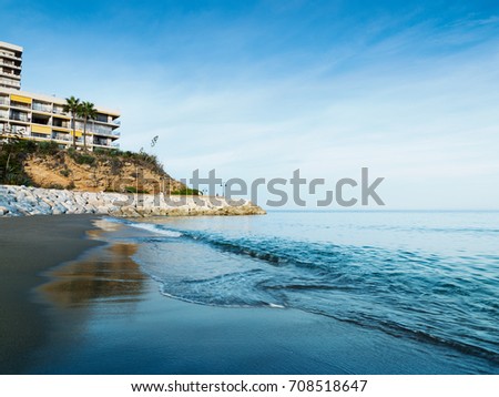 Punta De Torremolinos Torremolinos Costa Del Stock Photo