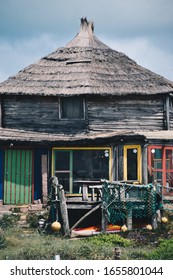 Punta Del Diablo, Uruguay / 02 05 2020: Wooden Old House