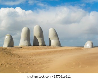 Punta Del Este / Uruguay - May 2012 - Los Dedos, Art At The Beach