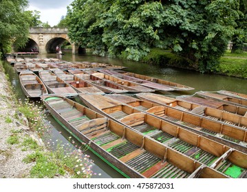 Punting In Oxford, England